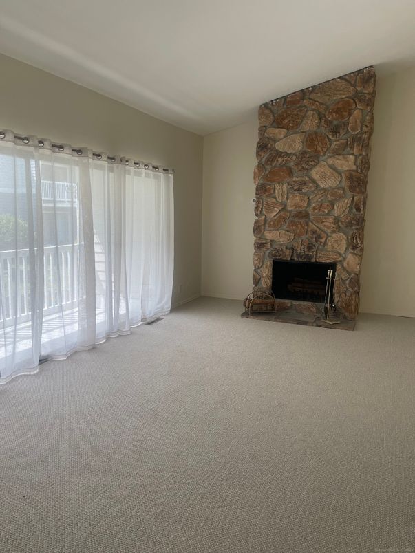 Empty room, Fireplace, Interior, Stone Walls