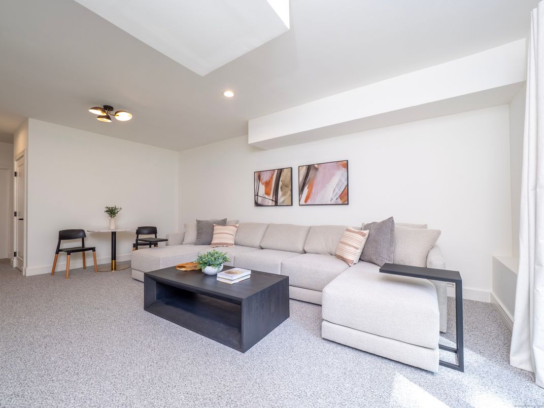 Interior, Living room, Recessed Lighting