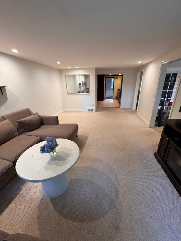 Interior, Living room, Recessed Lighting