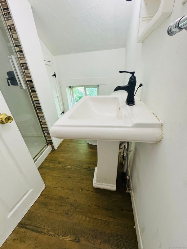 Bathroom, Interior, Wood Texture Flooring