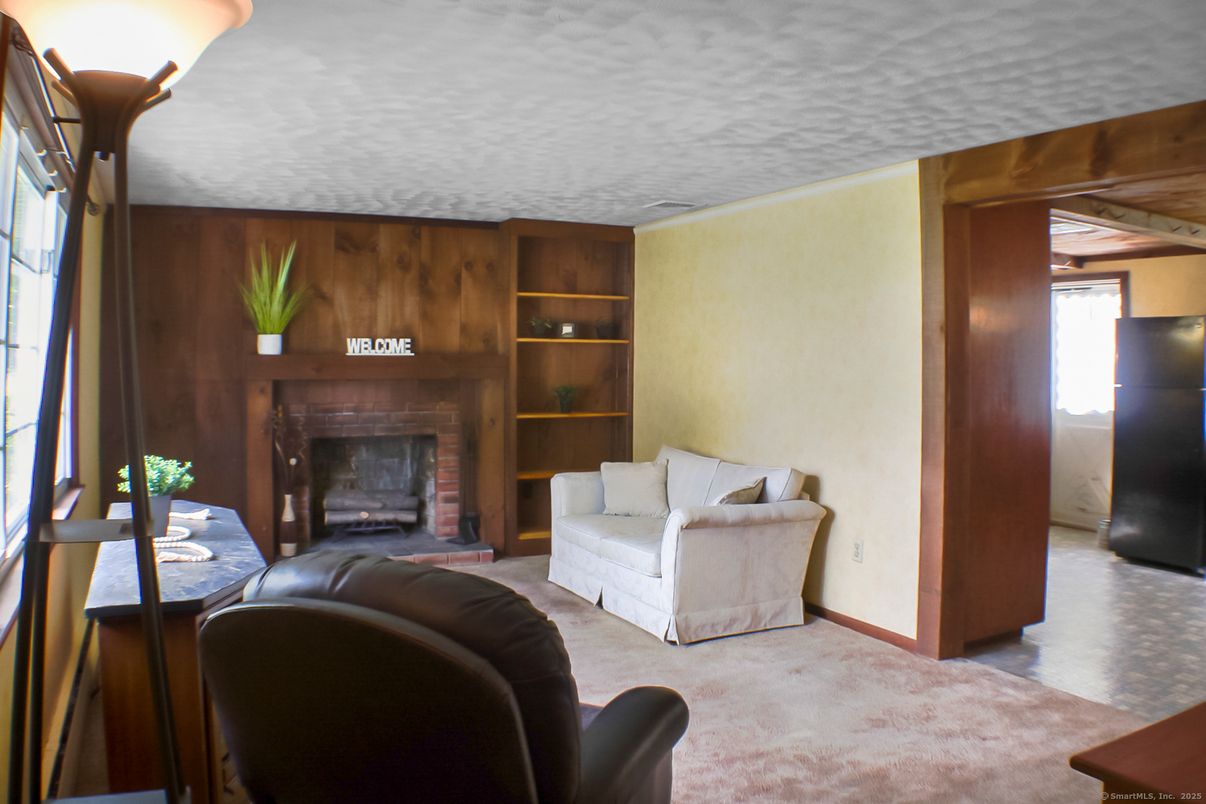 Fireplace, Interior, Wooden Walls