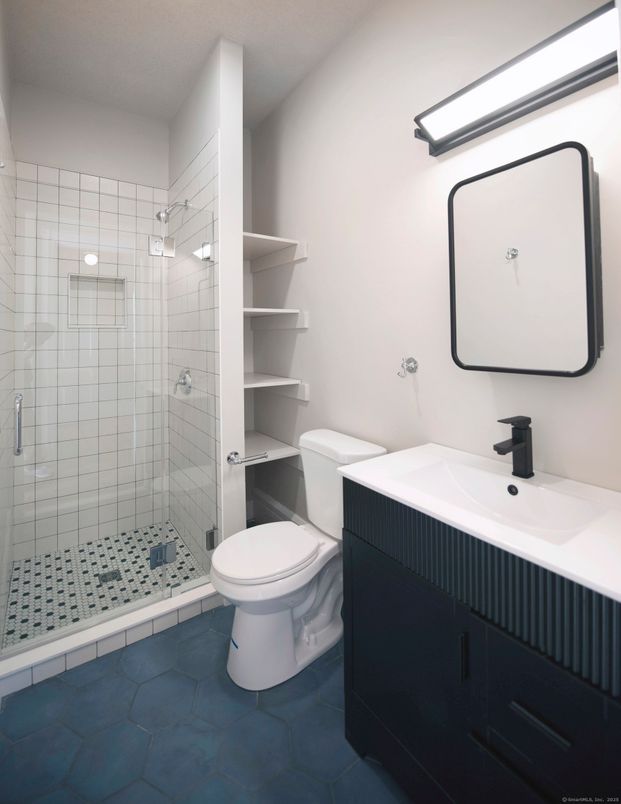 Bathroom, Glass Shower, Interior