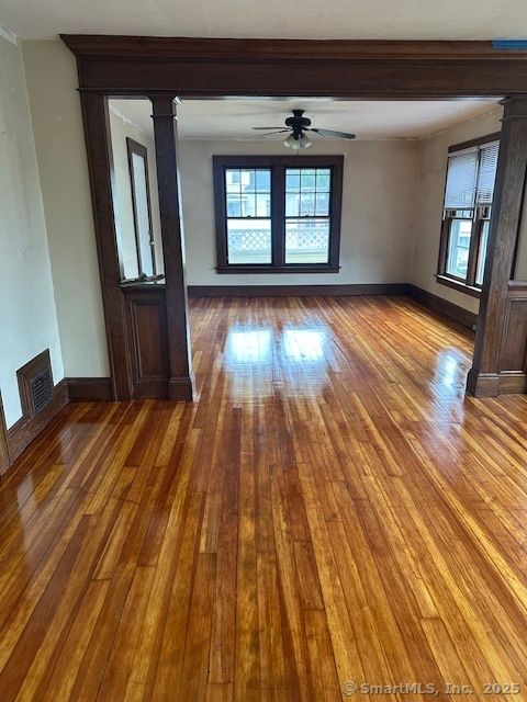 Empty room, Interior, Wood Texture Flooring