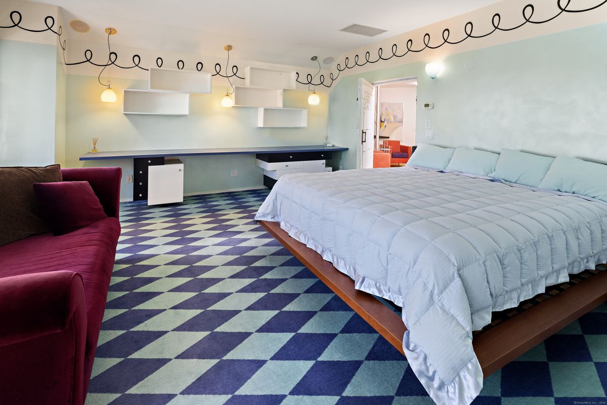 Bedroom, Interior, Pendant Lights