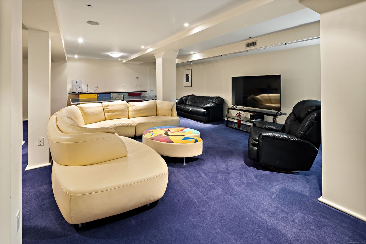 Interior, Living room, Recessed Lighting