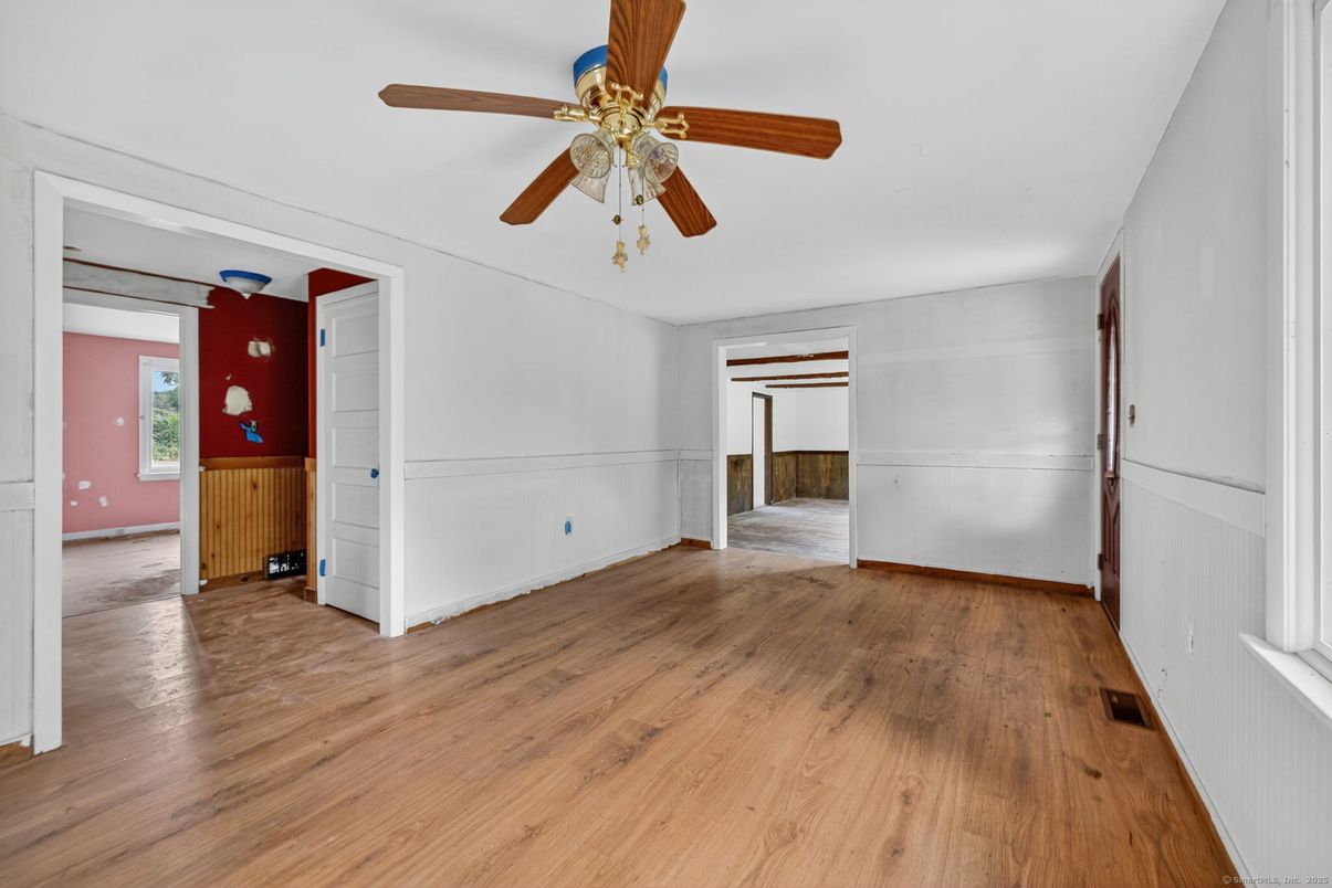 Empty room, Interior, Wood Texture Flooring