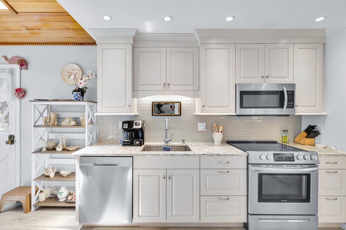Interior, Kitchen, Recessed Lighting, Stainless Steel Appliances