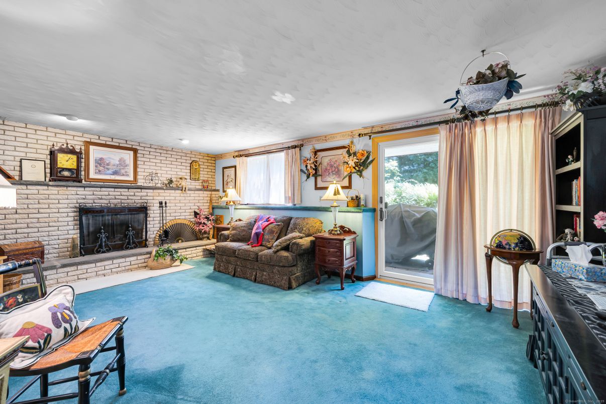 Fireplace, Interior, Living room, Stone Walls