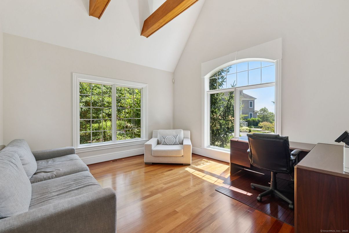 Home Office, Interior, Wood Texture Flooring
