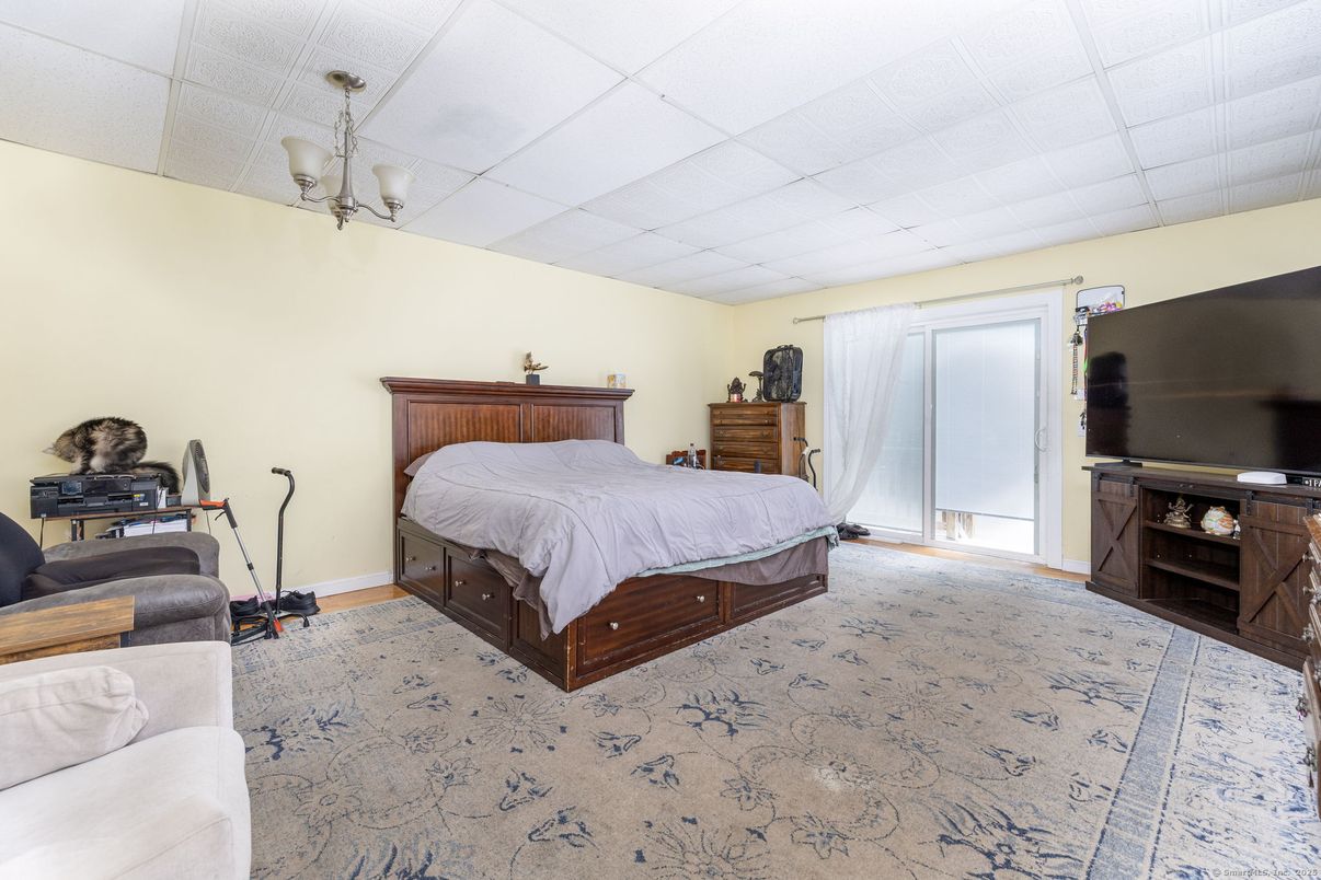 Bedroom, Chandelier, Interior