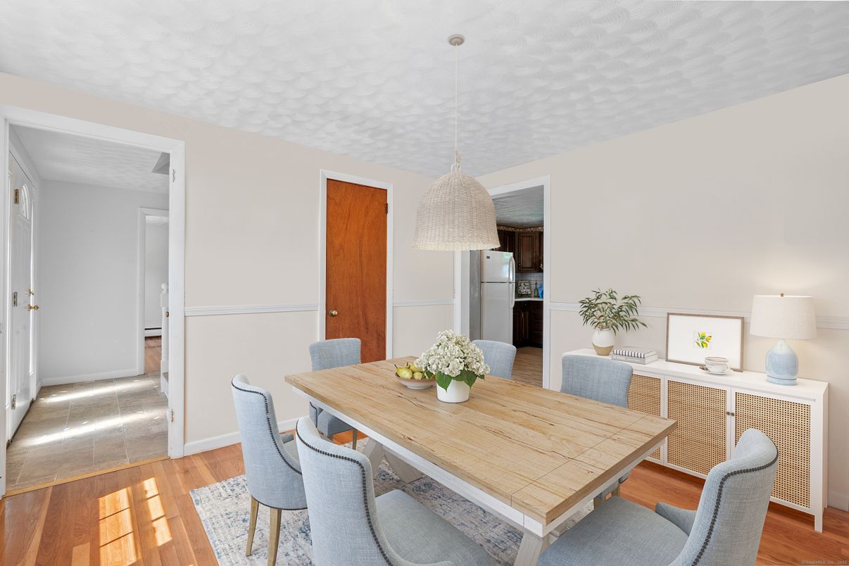 Dining room, Interior, Wood Texture Flooring
