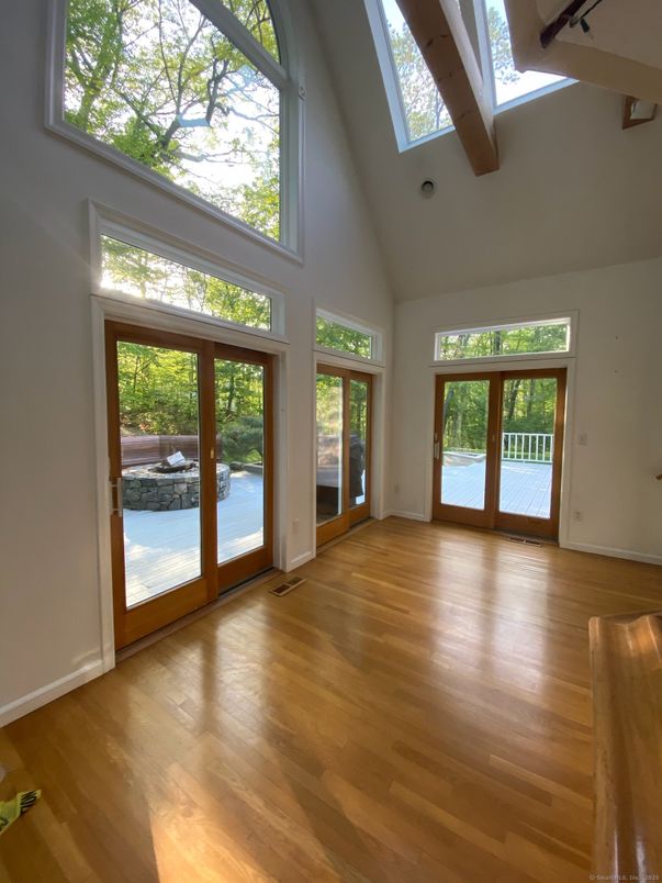 Empty room, Interior, Wood Texture Flooring
