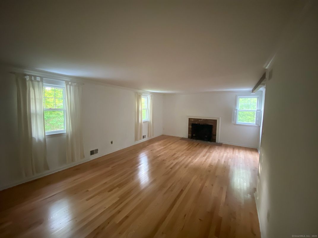 Empty room, Fireplace, Interior, Wood Texture Flooring
