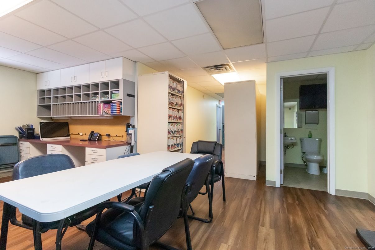Bathroom, Dining room, Interior, Wood Texture Flooring