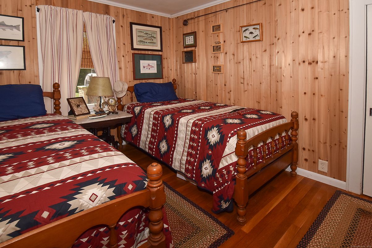 Bedroom, Interior, Wood Texture Flooring, Wooden Walls