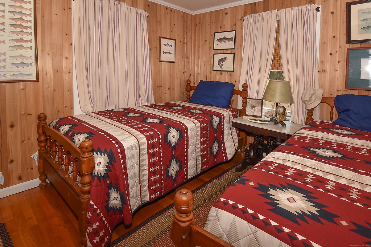Bedroom, Interior, Wood Texture Flooring, Wooden Walls