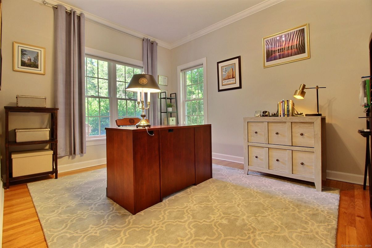 Home Office, Interior, Wood Texture Flooring