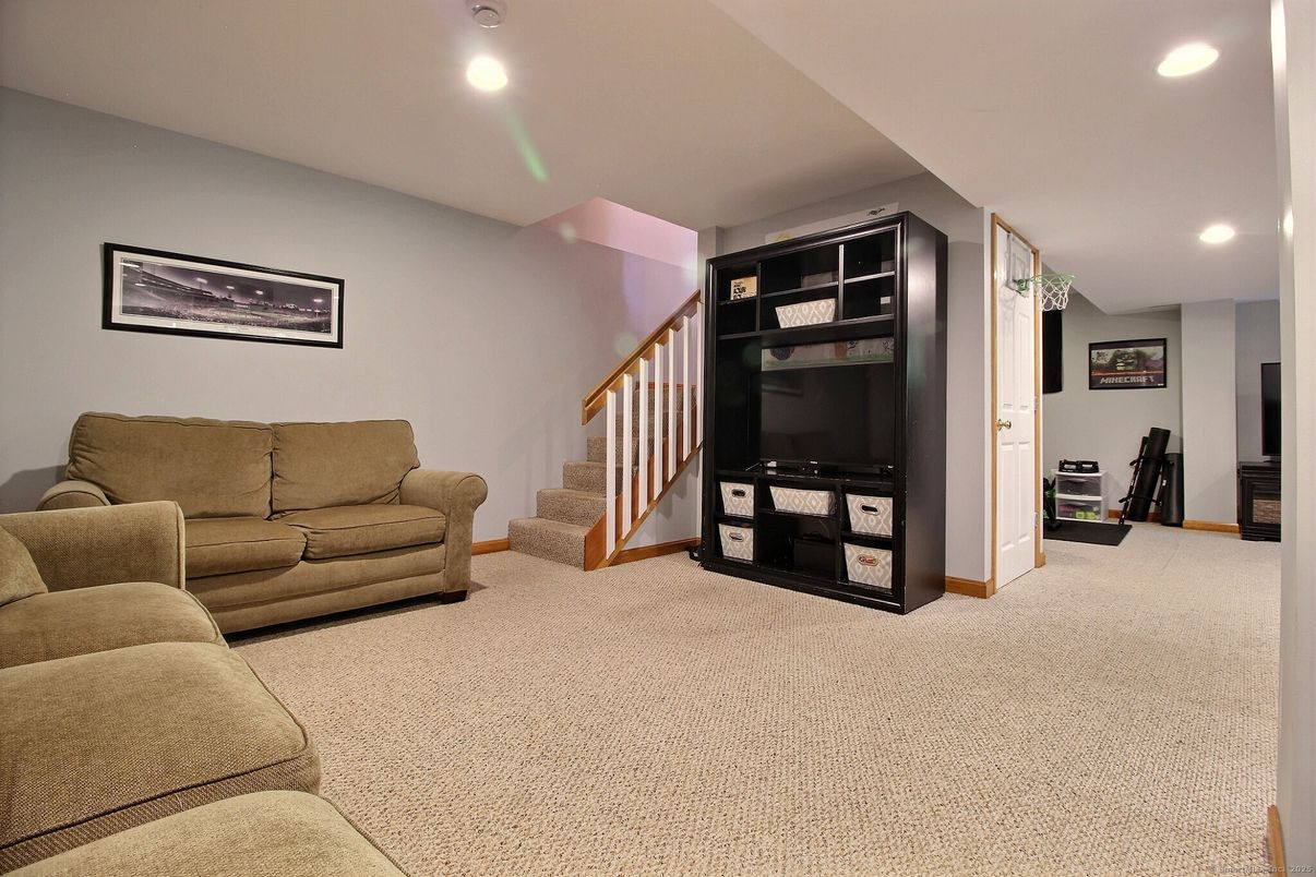 Interior, Living room, Recessed Lighting