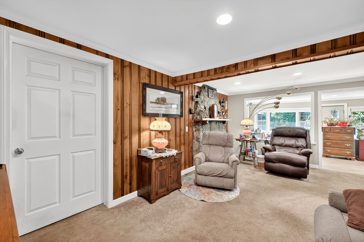 Interior, Recessed Lighting, Wooden Walls