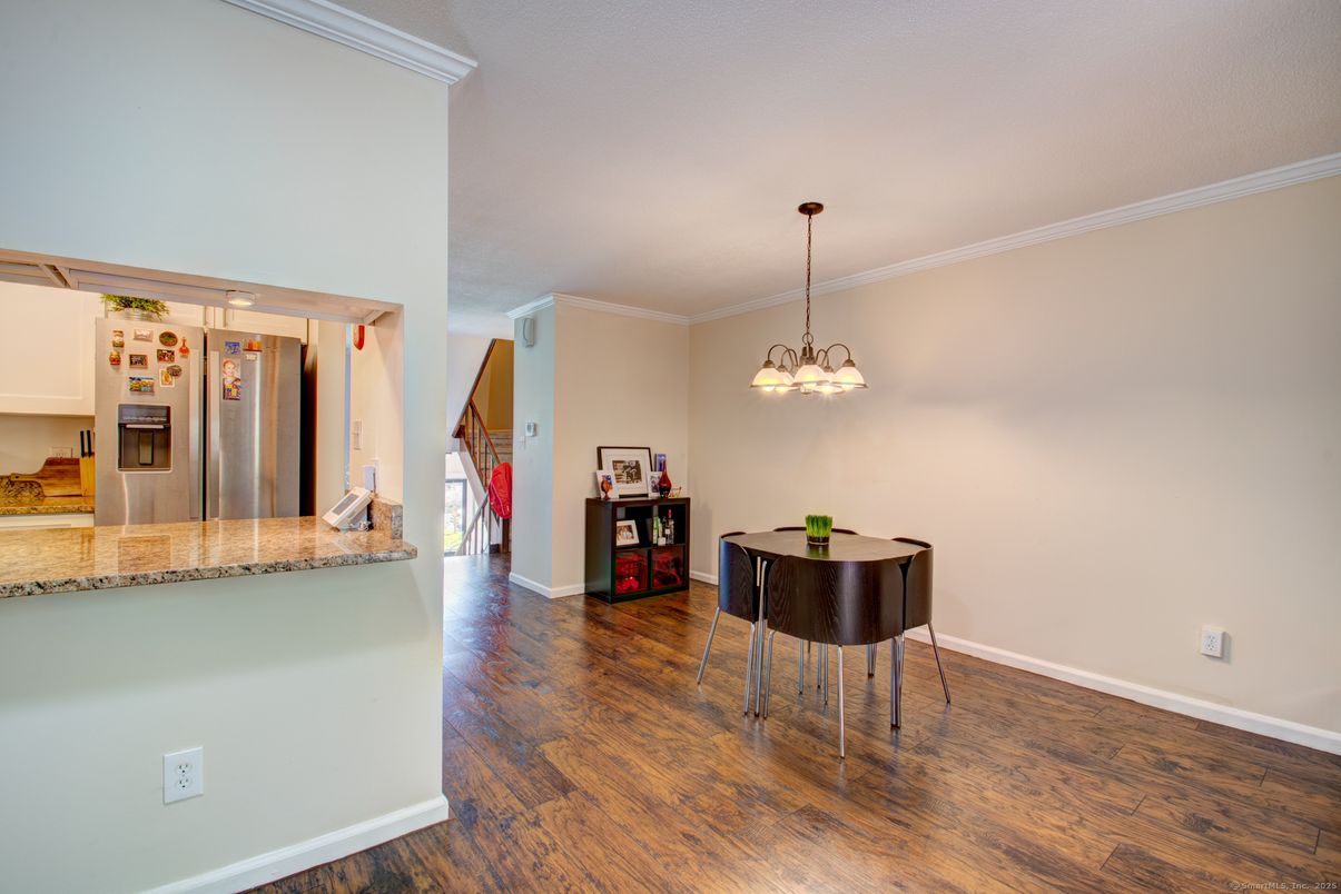 Chandelier, Dining room, Interior, Pendant Lights, Wood Texture Flooring