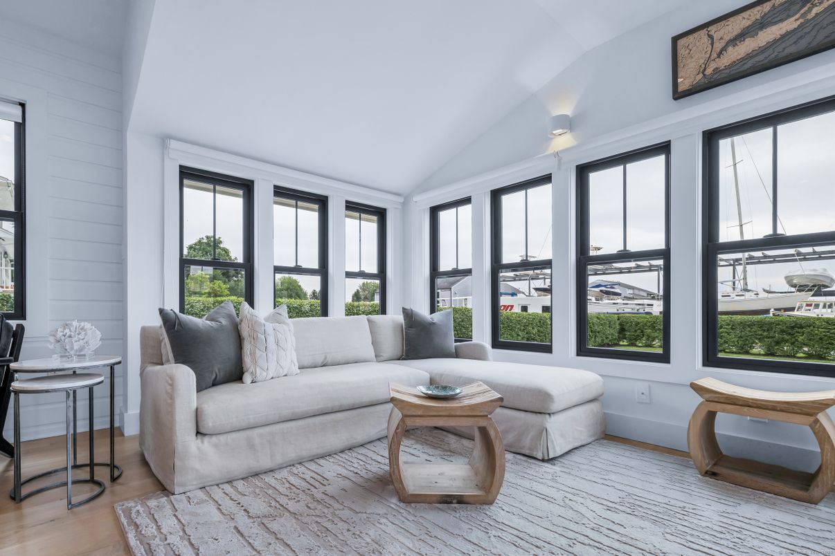 Interior, Living room, Sun Room, Water, Wood Texture Flooring