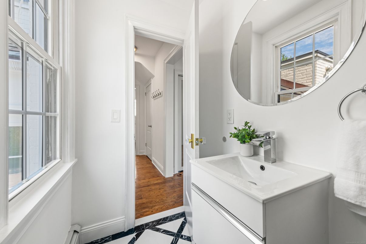 Bathroom, Interior, Wood Texture Flooring