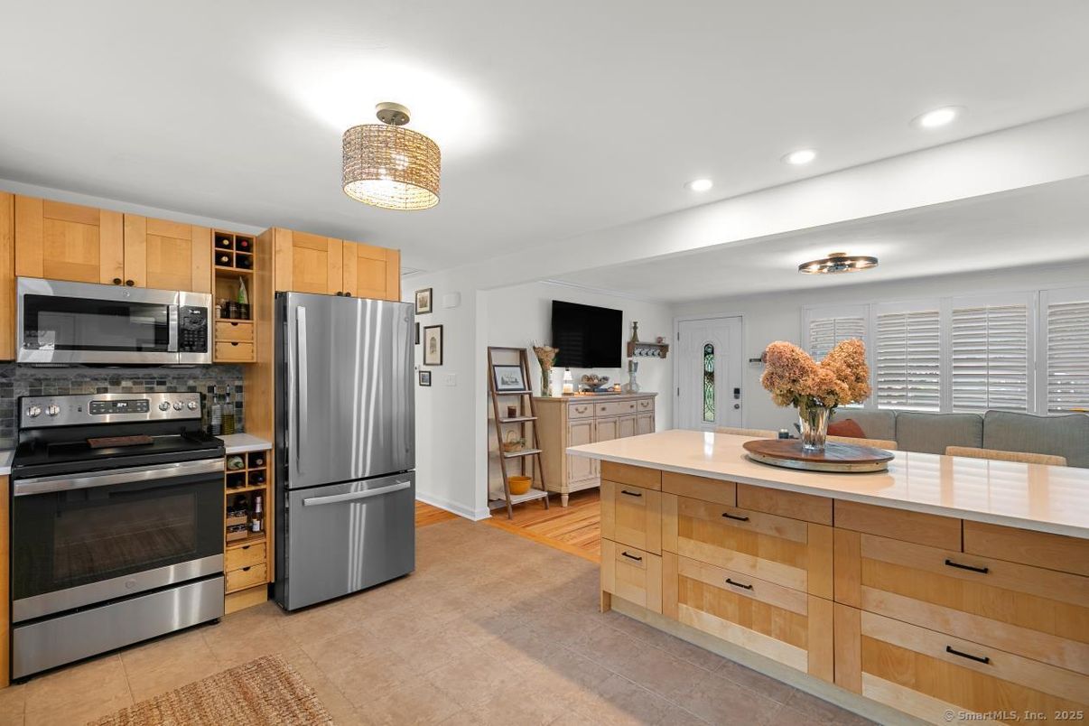 Interior, Kitchen, Recessed Lighting, Stainless Steel Appliances
