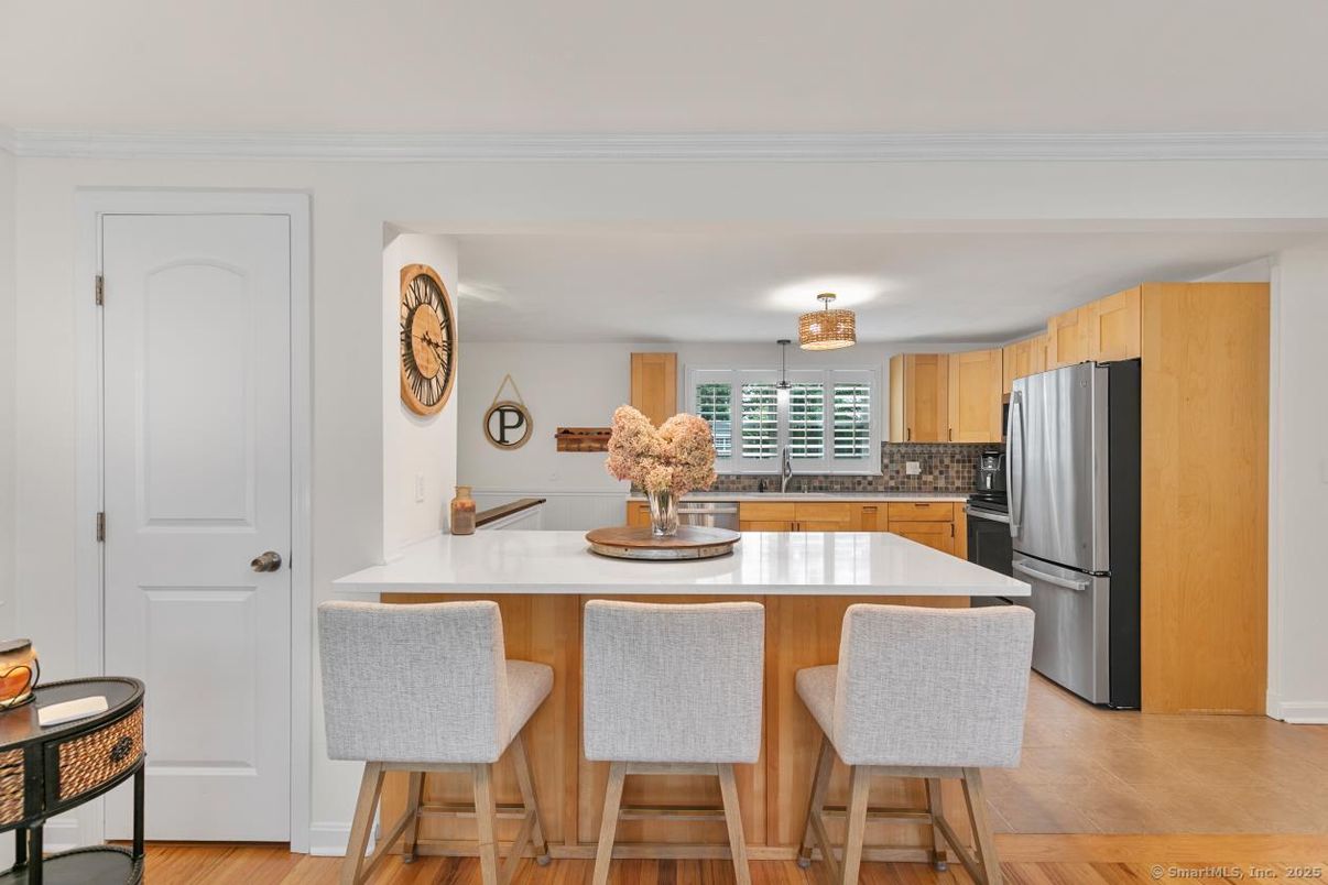 Interior, Kitchen, Wood Texture Flooring