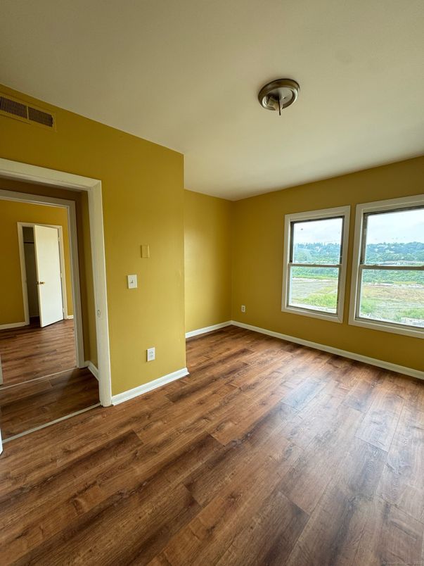 Empty room, Interior, Wood Texture Flooring