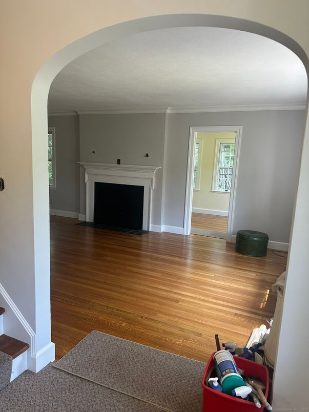 Fireplace, Interior, Wood Texture Flooring