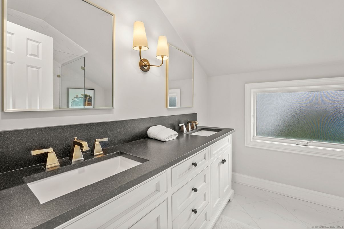 Bathroom, Dual Sink Vanities, Interior, Marble