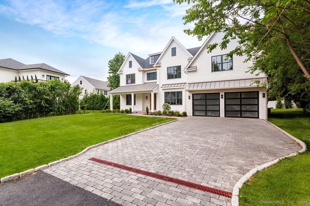 Attached, Backyard, Exterior, Facade, Farmhouse
