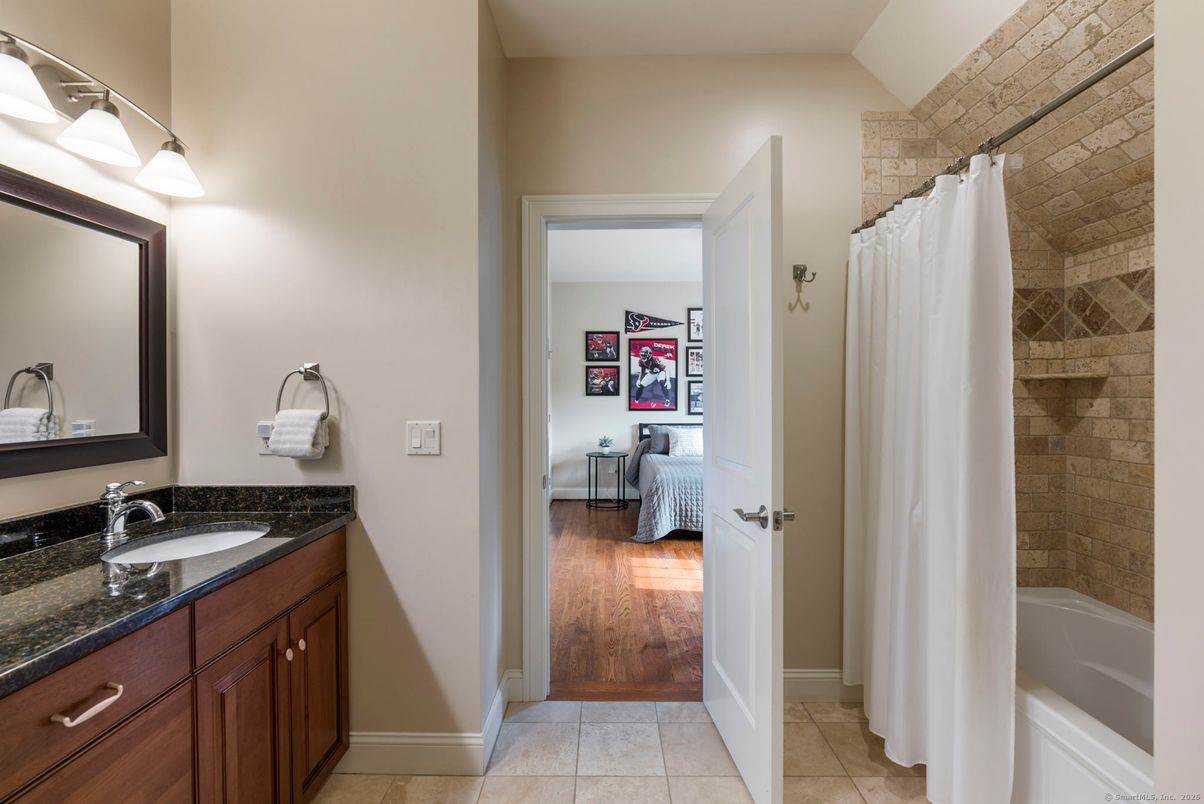 Bathroom, Interior, Wood Texture Flooring