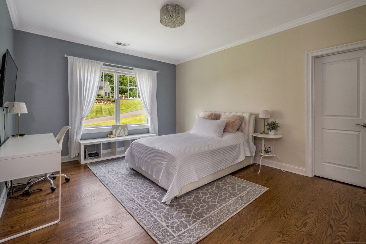 Bedroom, Home Office, Interior, Wood Texture Flooring