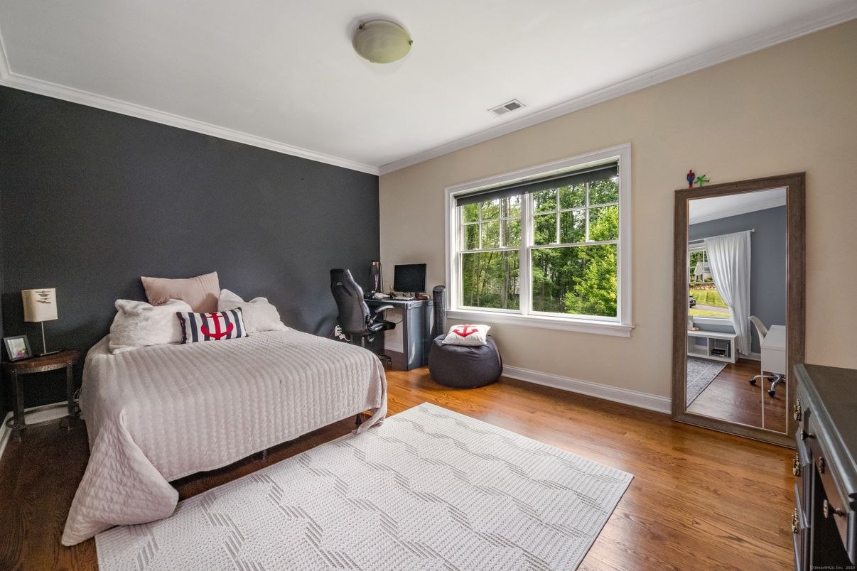 Bedroom, Home Office, Interior, Wood Texture Flooring