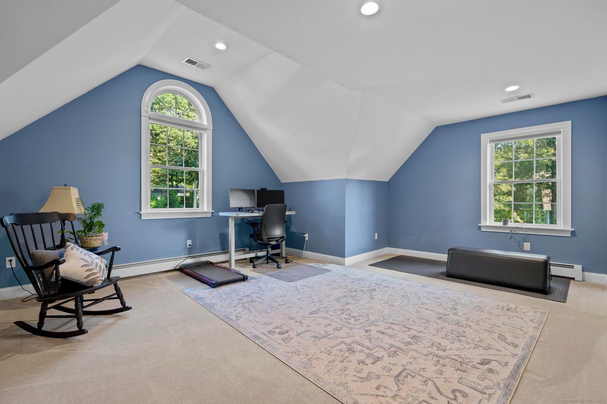 Home Office, Interior, Recessed Lighting
