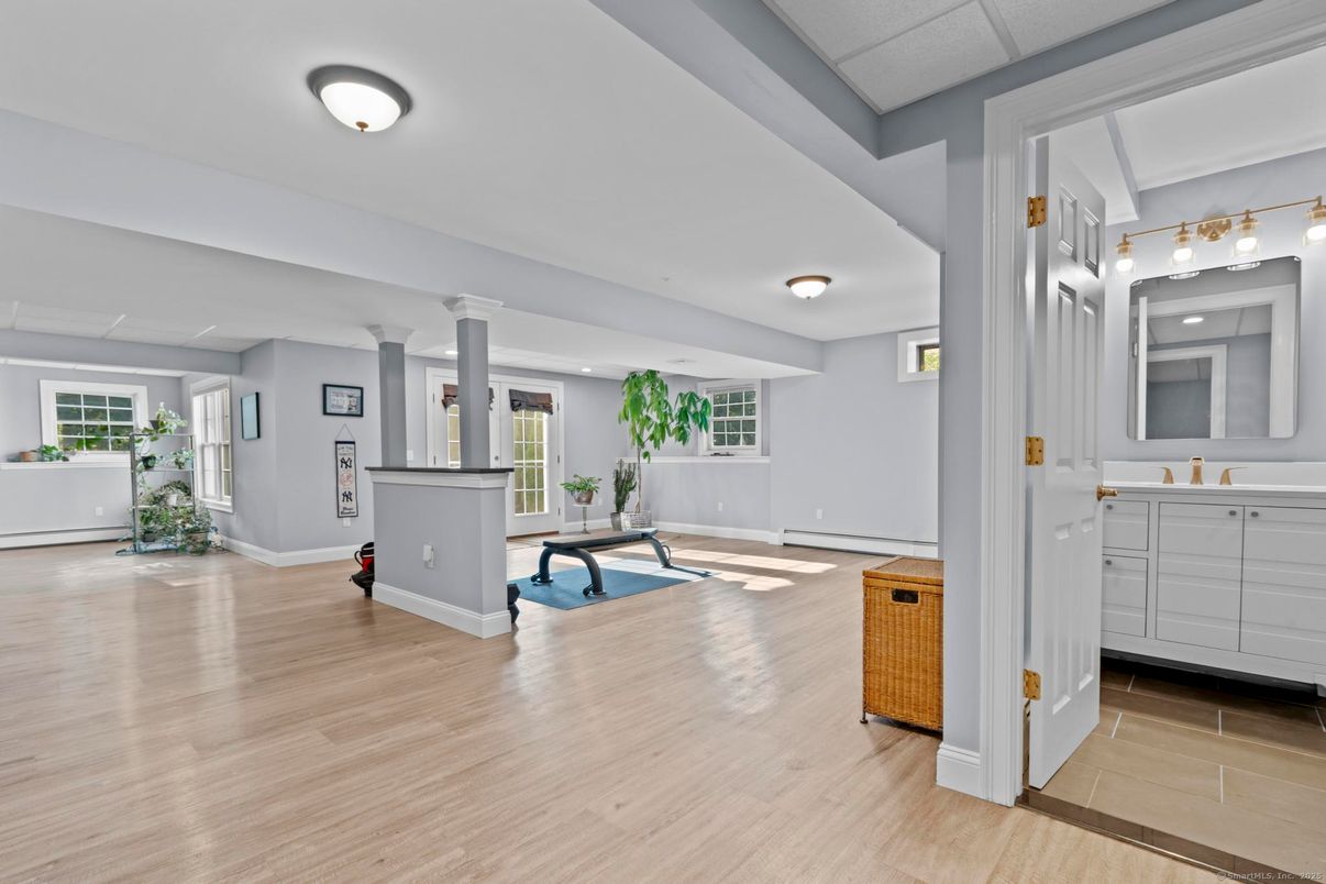 Bathroom, Interior, Wood Texture Flooring
