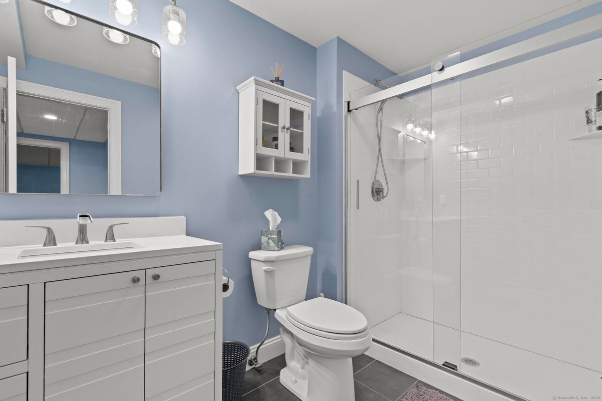 Bathroom, Glass Shower, Interior