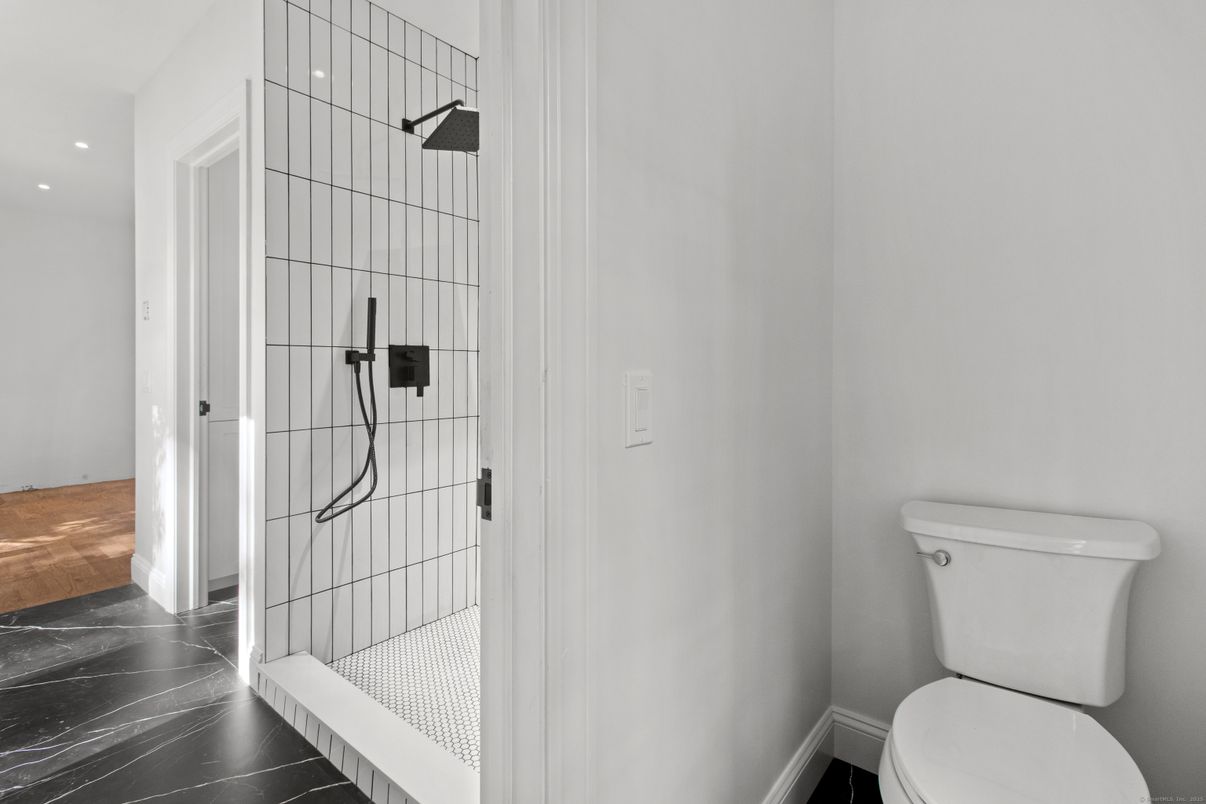 Bathroom, Interior, Marble, Recessed Lighting