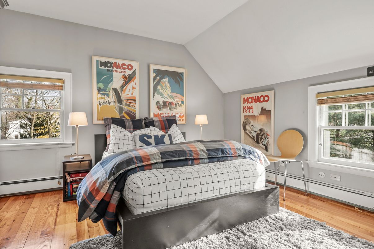 Bedroom, Interior, Wood Texture Flooring