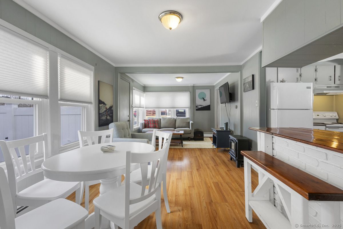 Dining room, Interior, Kitchen, Living room, Wood Texture Flooring