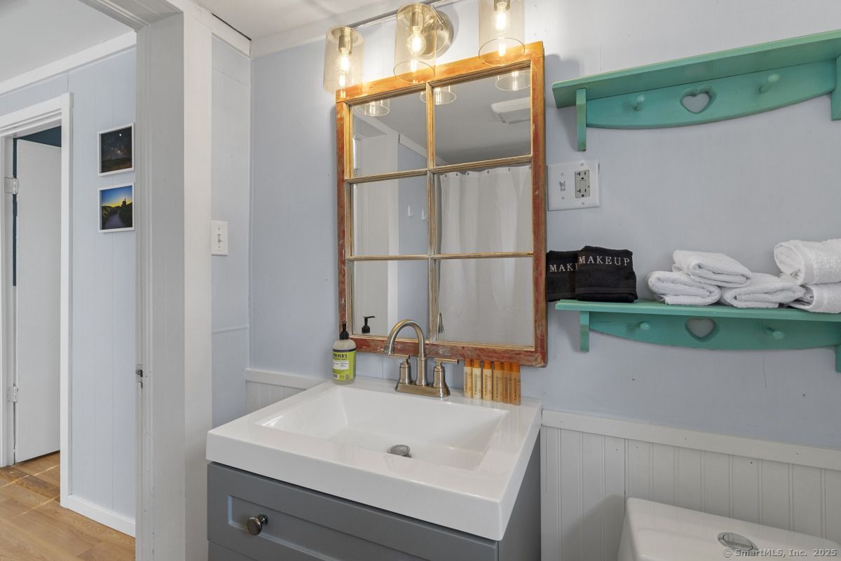 Bathroom, Interior, Wood Texture Flooring