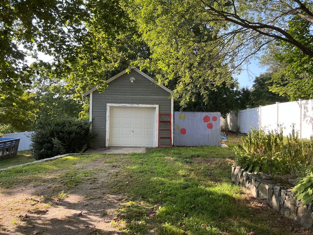 Backyard, Detached Garage, Exterior