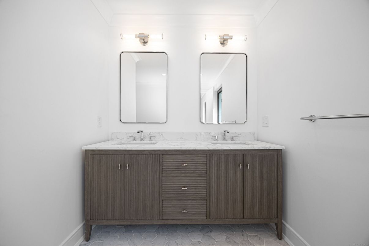 Bathroom, Dual Sink Vanities, Interior, Marble