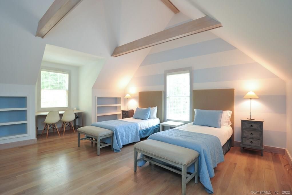 Bedroom, Interior, Wooden Beams, Wood Texture Flooring