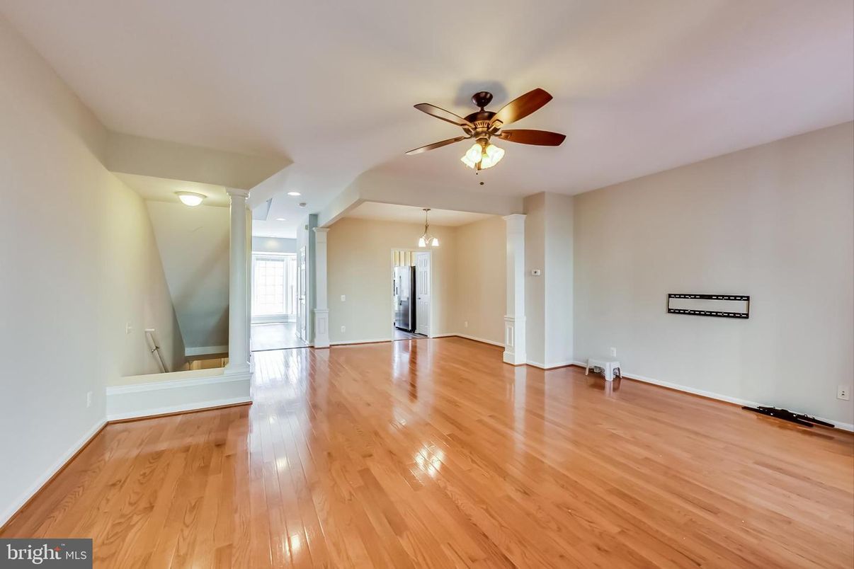 Empty room, Interior, Wood Texture Flooring