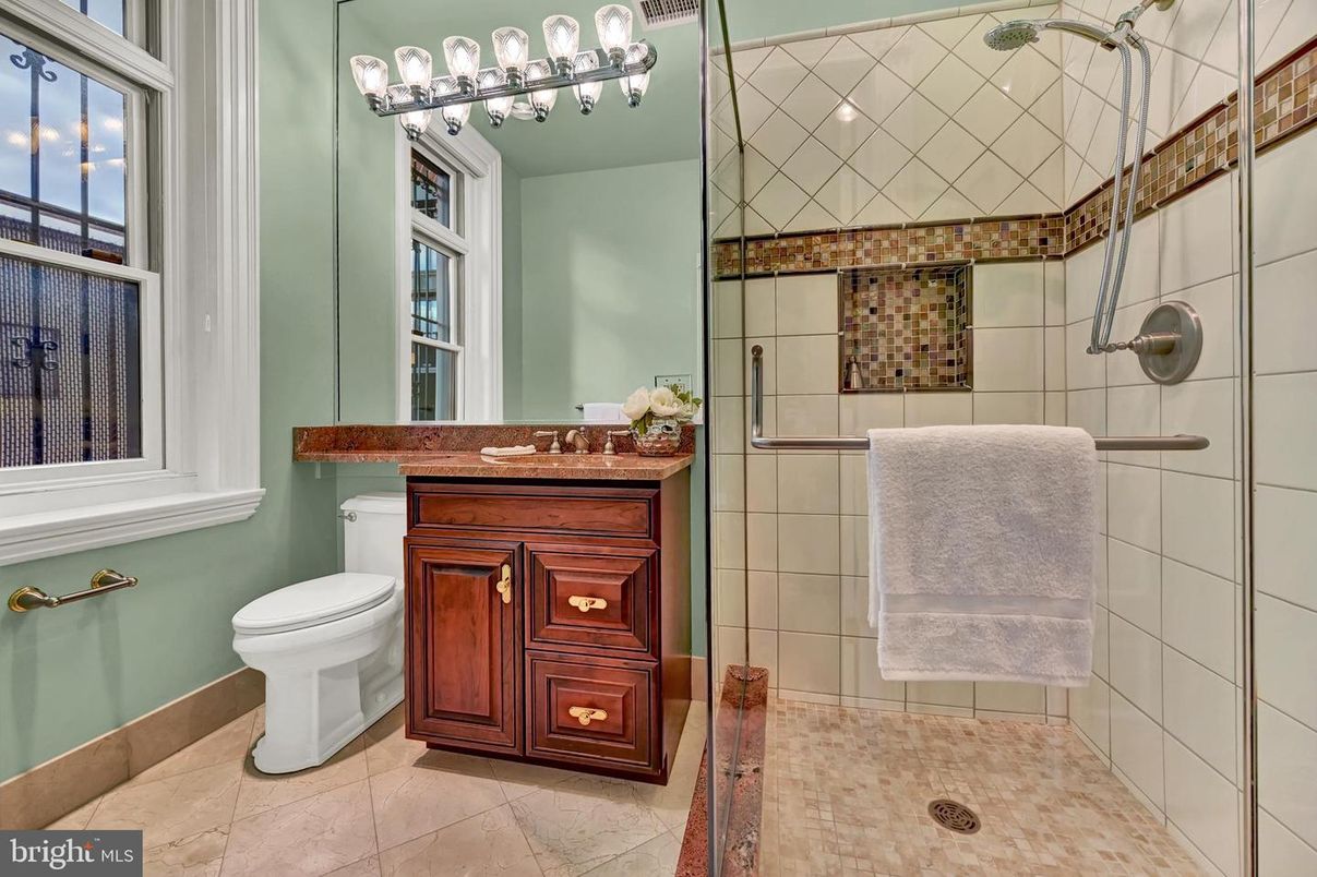 Bathroom, Glass Shower, Interior