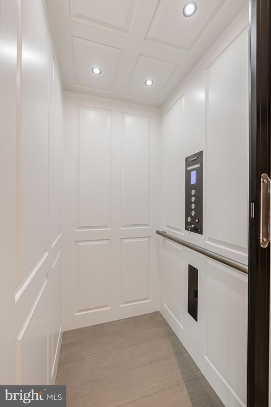 Elevator, Interior, Recessed Lighting