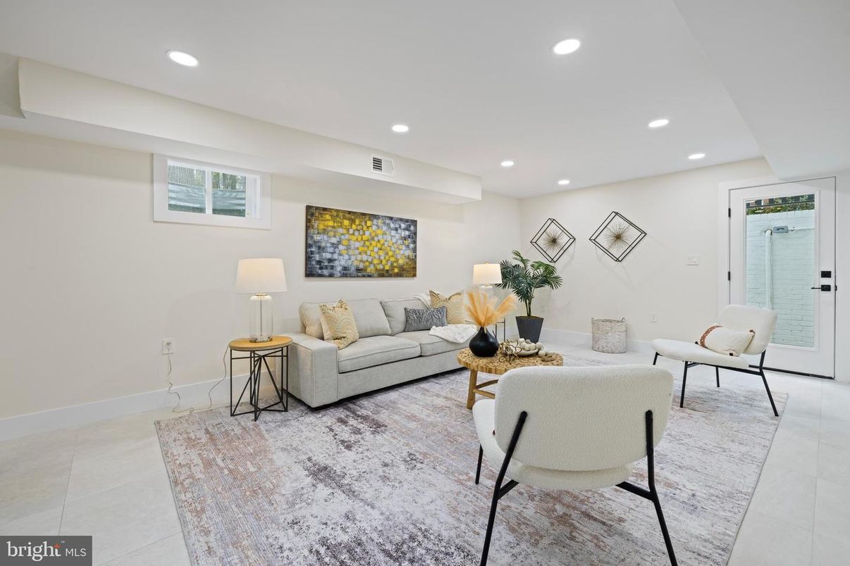 Interior, Living room, Recessed Lighting