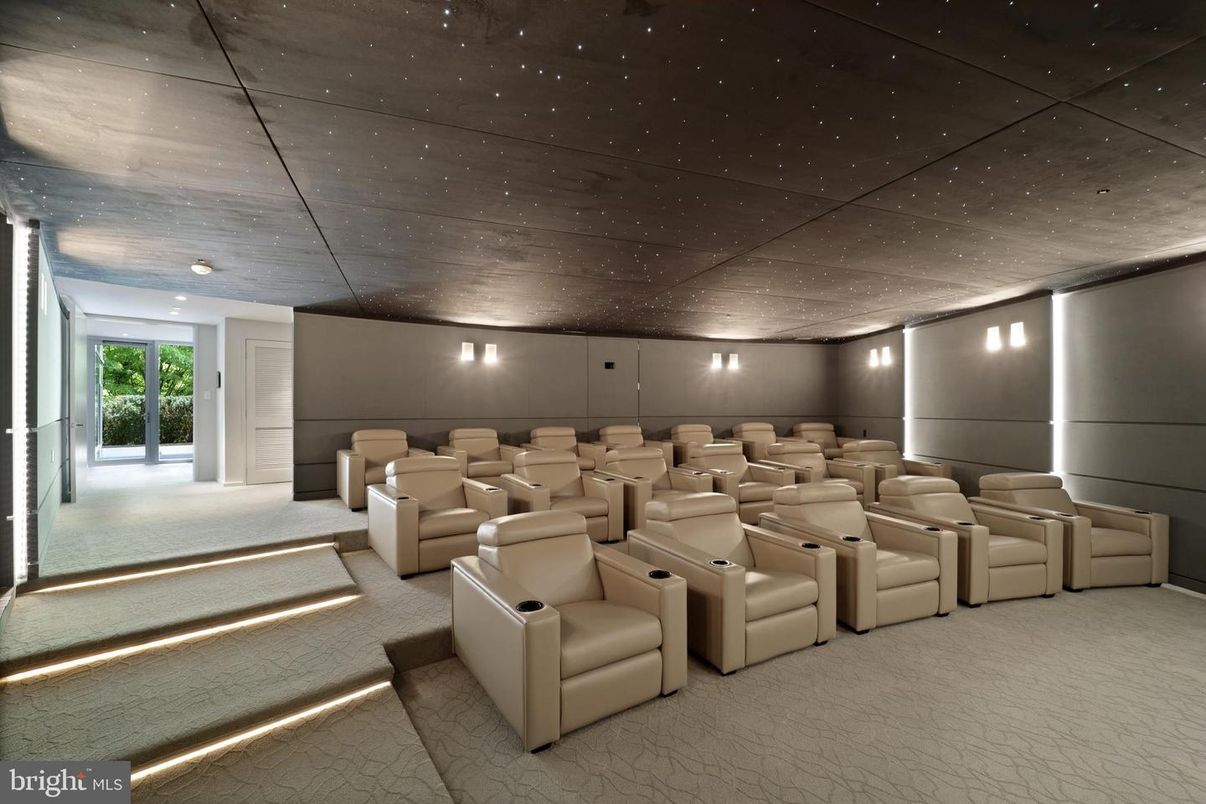 Home Theatre Room, Interior, Recessed Lighting, Theatre Room